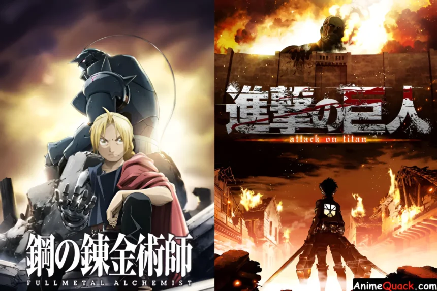 Which one should I watch first, Fullmetal Alchemist : Brotherhood or Attack on Titan? 21 Fullmetal-Alchemist-Brotherhood-&-Attack-on-Titan