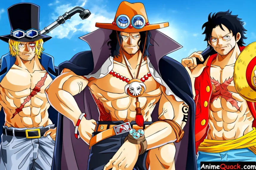 What is the birth order of Luffy, Ace, and Sabo?
