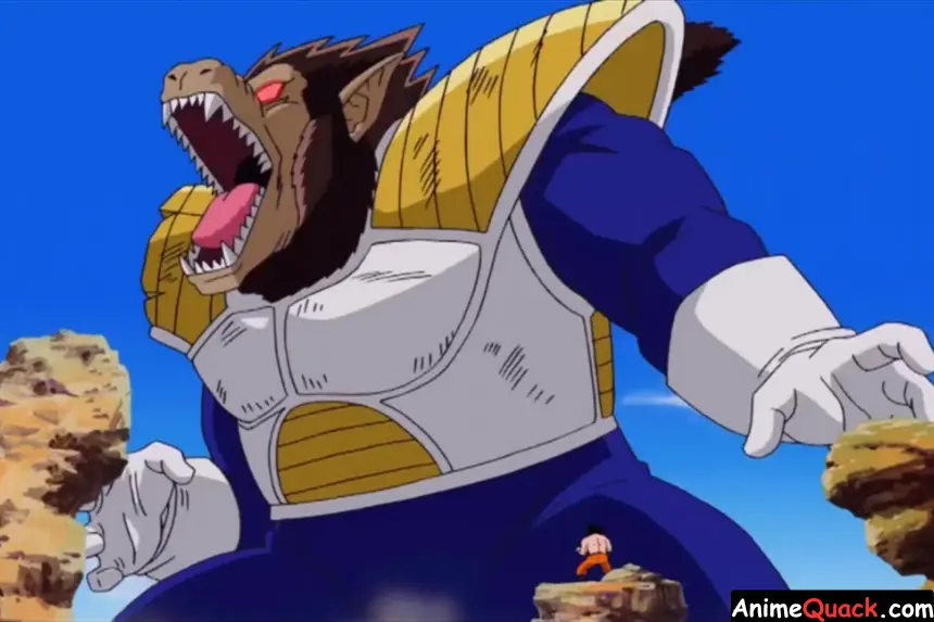 When did Vegeta transform into a giant ape for the first time in Dragonball? 23 Vegeta Great Ape Dragonball