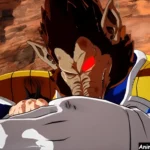 When does Vegeta transform into a giant ape for the first time in the series?