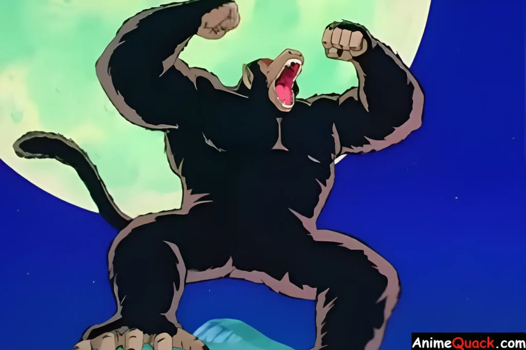 When did Vegeta transform into a giant ape for the first time in Dragonball? 22 Vegeta Great Ape Dragonball